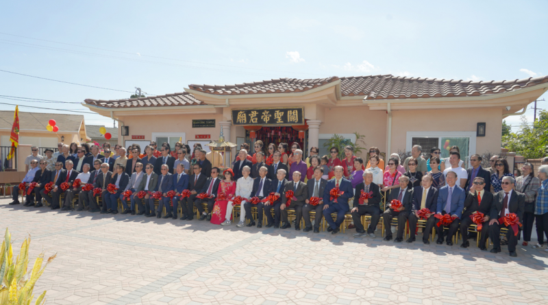 橙縣華人聯誼會隆重舉辦關帝廟重建落成暨剪綵典禮
