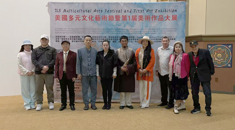 首届美国多元文化艺术节暨美术作品展于帕莎迪纳市隆重开幕
